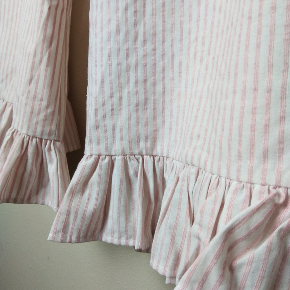 Lost Ink ASOS Wide Leg Ruffle Frill Hem Striped - Picture 10 of 10